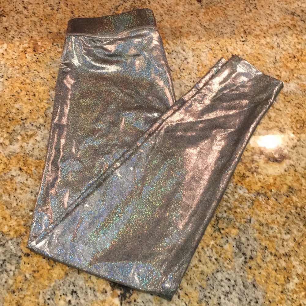 Victoria Secret Pink Silver Leggings